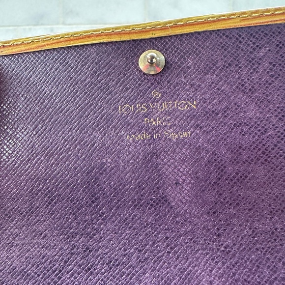 Louis Vuitton Sarah Wallet yellow Epi - Picture 3 of 9